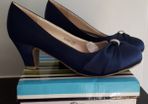 Vintage  style Satin Ladies shoes