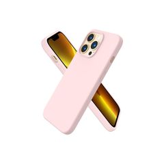 Liquid Silicone Shockproof Case For iPhone 13 Pro Luxury Soft Phone Cover Chalk Pink New - FHT9IP13PLK