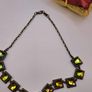 vintage  designer citrine necklace Image 4