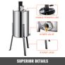 Honey Extractor 3 Frame Manual Electric Stainless Steel Honeycomb Spinner Crank Honey Centrifuge Beekeeping Equipment Image 6