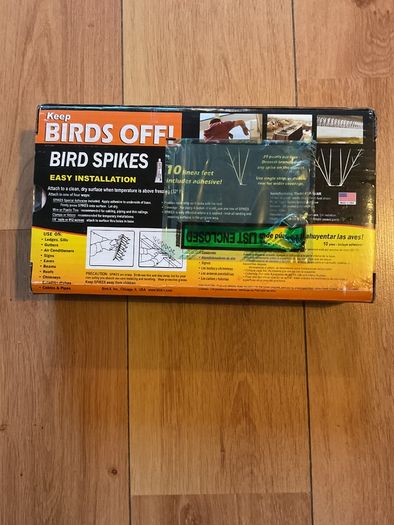 Bird Spikes Kit with Adhesive Glue Brand New