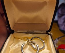 Vintage Silvertoned Earrings