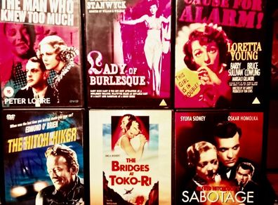 Vintage Movies DVDS. X14
