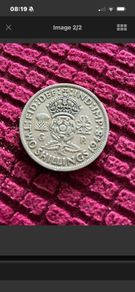 1848 British Two Shilling Coin