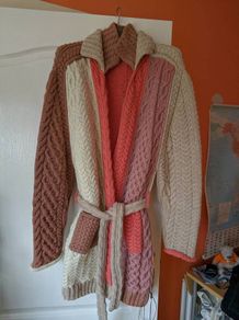Hand knitted cardigan
