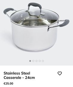 24cm Stainless Steel Stock Pot