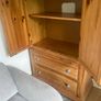 Antique pine cupboard / wardrobe Image 2
