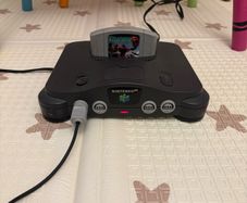 Official Nintendo 64 Console (N64) + Controller, Cables & 2 Games (Perfect Dark / Lylat Wars)