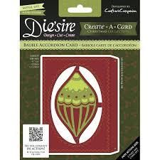 Die'Sire Create A Card Accordian Die "Bauble"