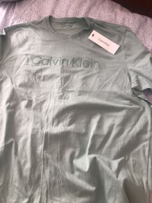 New mint green me s t shirt CK