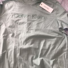 New mint green me s t shirt CK
