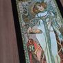 Alphonse Mucha Silkscreen Prints Art Nouveau Image 7