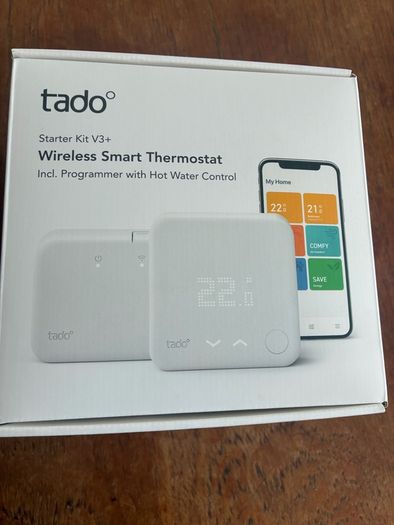 Tado Programmer & Hot Water Control and Internet Bridge (Smart Thermostat Starter Kit V3+)