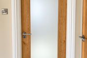 4x Internal Doors Frosted Glass Panels &amp; Handles Various Size