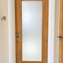 6 x Internal Doors Frosted Glass Panels & Handles Various Sizes Image 5