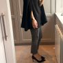 Maje knitted cape jacket Image 8