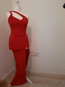 New Red dress size UK 8