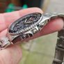 Watch Seiko Chronograph Pilot. Black. Image 10