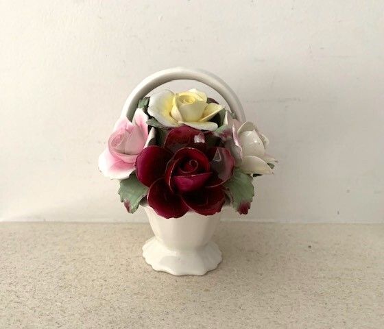 Vintage Aynsley China Flower Basket
