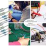 300PCS 1/4W Metal Film Resistor Kit 30 Values 10R to 1M Image 3