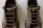 Boys Canvas Shoes Clarks Size 11G