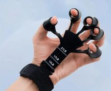 Silicone Finger Trainer 5 Finger Wrist Stretcher Finger Strength Recovery Flexion and Extension Vein Trainer