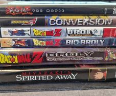 DragonBall Z, DragonBall GT, Yu Gi Oh, & Spirited Away - DVDs & VHS