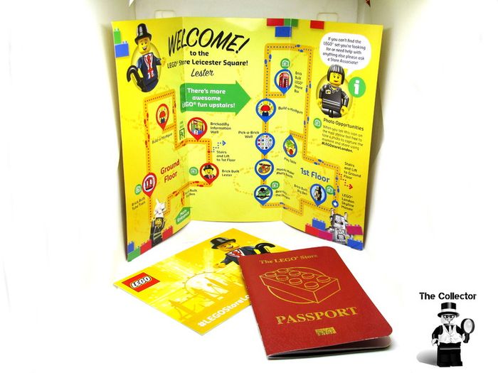 Lego Lester Minifigure - London Leicester Square Limited Edition Exclusive 258 of 275 Plus extras EXTREMELY RARE