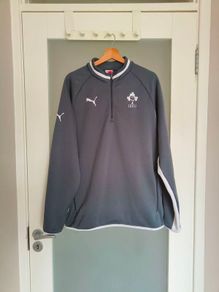 Vintage 2014 PUMA IRFU (Irish Rugby Football Union) 1/4 Zip Training Top