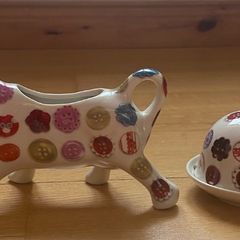Avoca butter dish & creamer