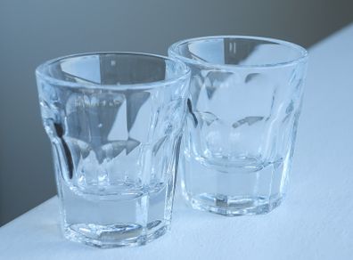 2 shot glasses