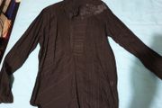 cedarwood state black small medium long sleeve shirt