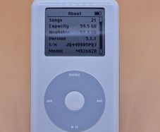 Apple iPod Classic 4th Gen 64GB Flash 3000mah Battery