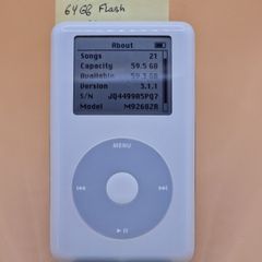Apple iPod Classic 4th Gen 64GB Flash 3000mah Battery