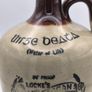Vintage 1950s Locke's Kilbeggan Irish Whiskey Stoneware Flagon Image 3