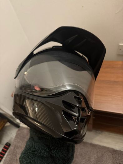 Shoei Hornet DS helmet with headset