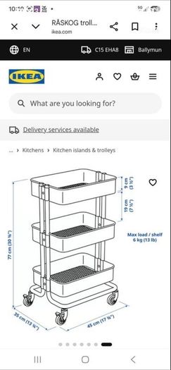 Ikea kitchen trolley