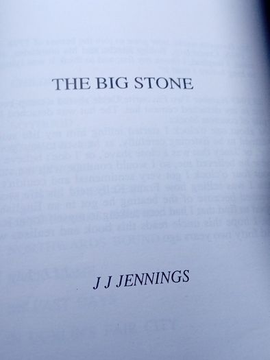 The Big Stone A Biography By Jj  Jennings  Telling A Story Of Living Thru The Black Nd Tan Era