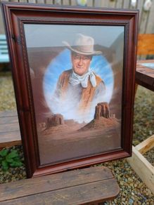 Large Vintage John Wayne Picture