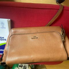 dune brown or tan crossbody bag. Good condition.