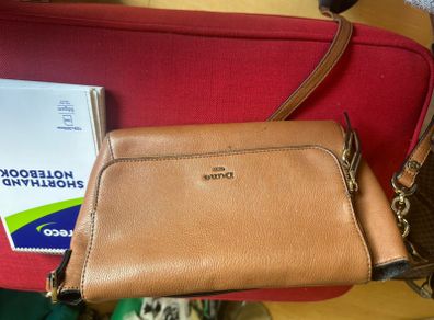 dune brown or tan crossbody bag. Good condition.