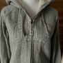 GAP hoodie full zip with fur lining Women ladies size M Image 4