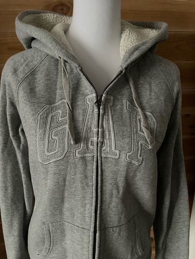 GAP hoodie full zip with fur lining Women ladies size M