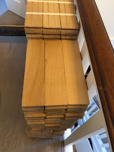 Vintage Oak Parquet Floor 8.5 sqm