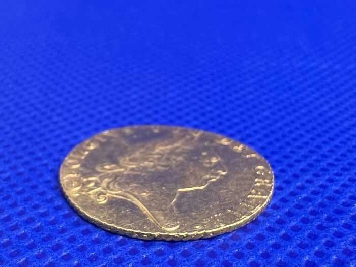 Rare 1790 George III Spade Half-Guinea gold coin