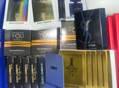 Armani paco Rabbane one million dolce Gabbana parfum