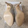 Gold diamonte peeptoe sandal Image 5