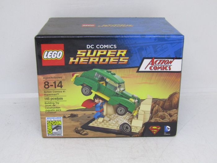 Lego Super Heroes Superman SDCC 2015 Limited Edition DC Action Comics #1 New Sealed Very rare Number 239 of 1500