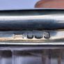 Walker &Hall Art Deco Sterling Silver And Cut Glass Sarcophagus Image 6