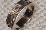 Sterling silver band ring